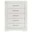 Commode de chambre 5 tiroirs Pierce-743270787