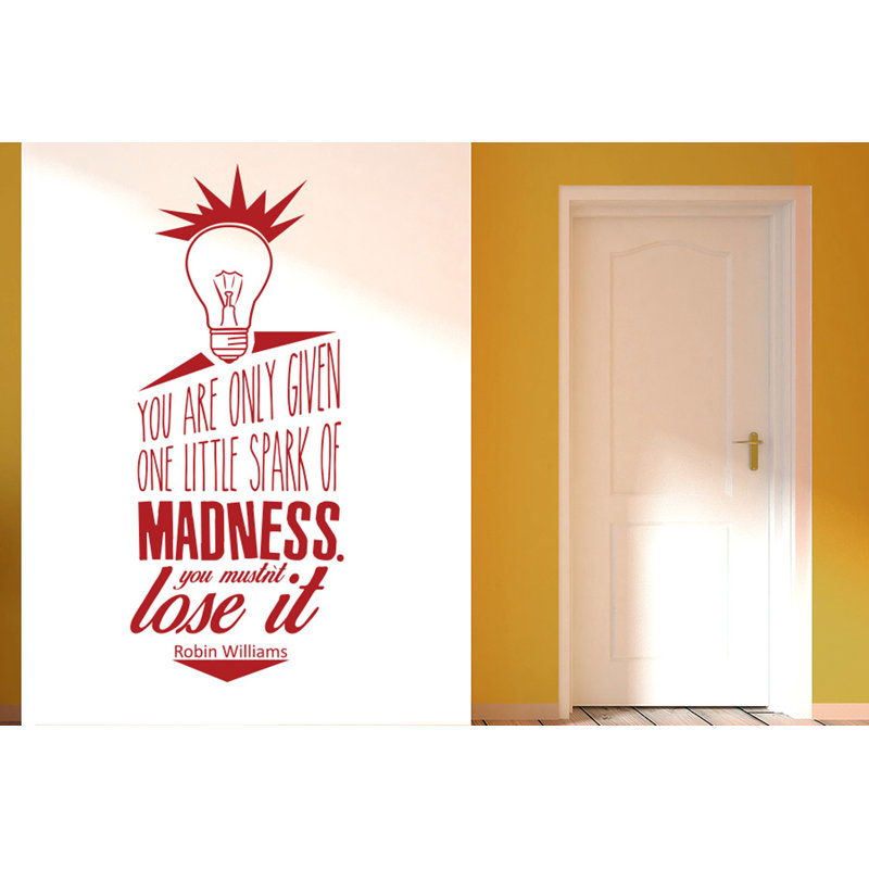 Wall Decal, Dark Red