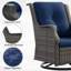 Ensemble de conversation pour 7 personnes avec foyer et coussins-2126592982