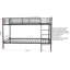 Dore Single (3') Futon Bunk Bunk Bed-47858213