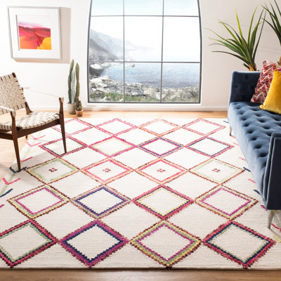 Derose Hand Tufted Wool Southwestern Rug