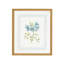 Blue Floral With Ribbon-C Print