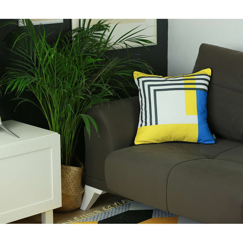 Geometric Reversible Pillow Insert, Polyester