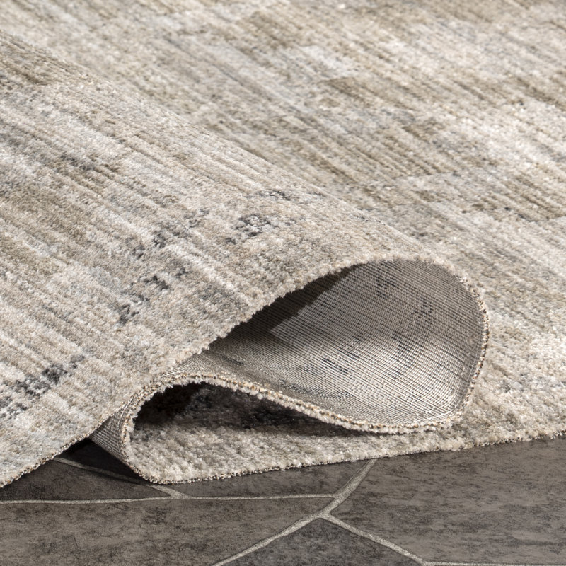 Aine Bordered Machine Washable Indoor/Outdoor Area Rug, Rectangle 10' x 13'