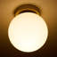 Glass Semi Flush Mount