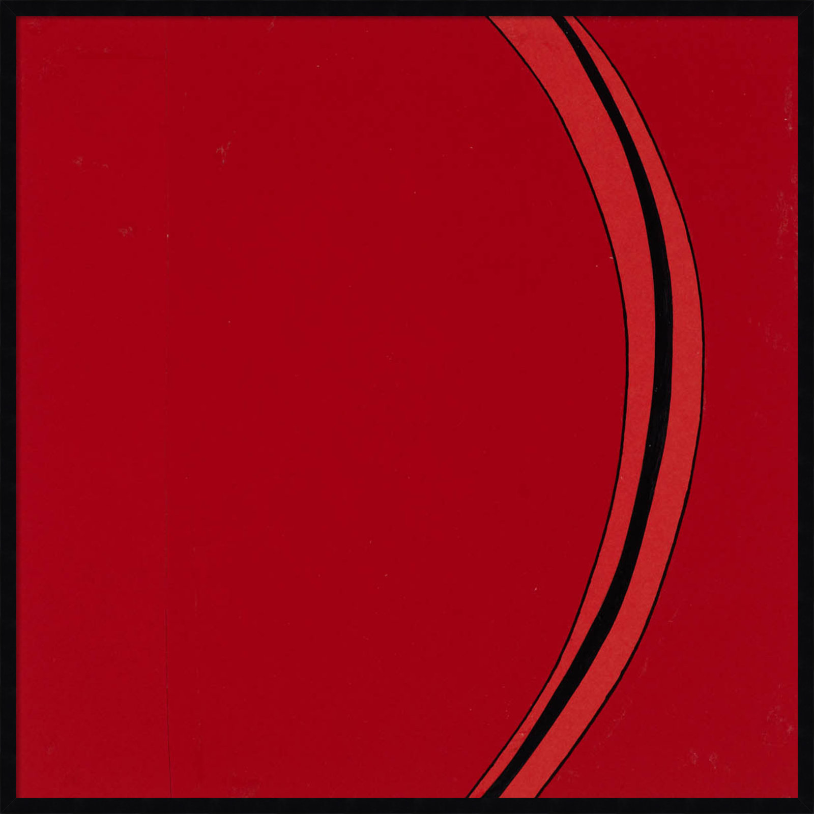 Segment Print by Alex Dunn, Black, 41" H x 41" W