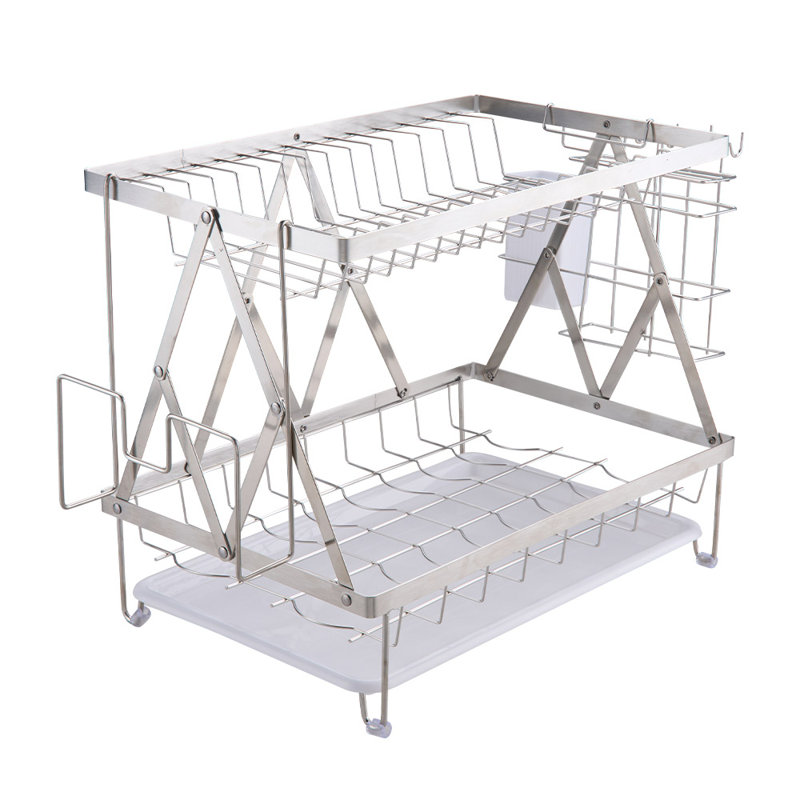 Stainless Steel Countertop Dish Rack