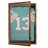 Mallick 36'' H x 24.5'' W Wooden Jersey Display Case with Foam Board and Keyed Lock-93758314