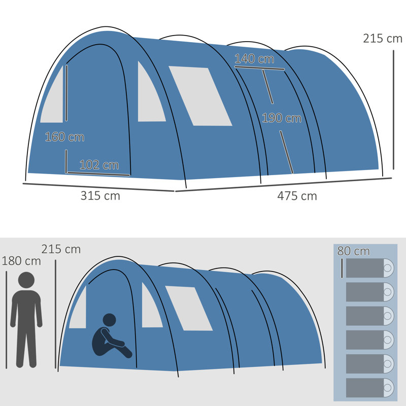 Cybil 4 Person Tent