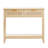 Rattan Console Table with 2 Storage Drawers Rattan 39.37x11.61x32.09inch Sliding Door Natural, Rattan Entryway Table with Storage