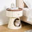 Multi-functional End Table Cat Home With Drawer