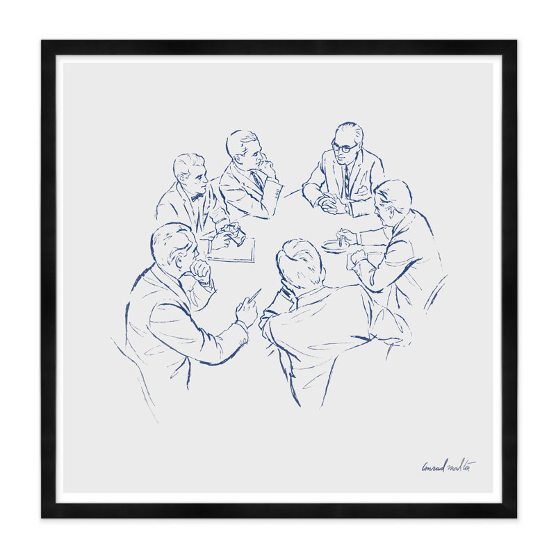 Conference Print, Black