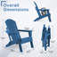 Chaise Adirondack pliante Azur-1006583582