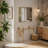 Freestanding Bathroom Console with Iron Leg, 36 Inch, Gold