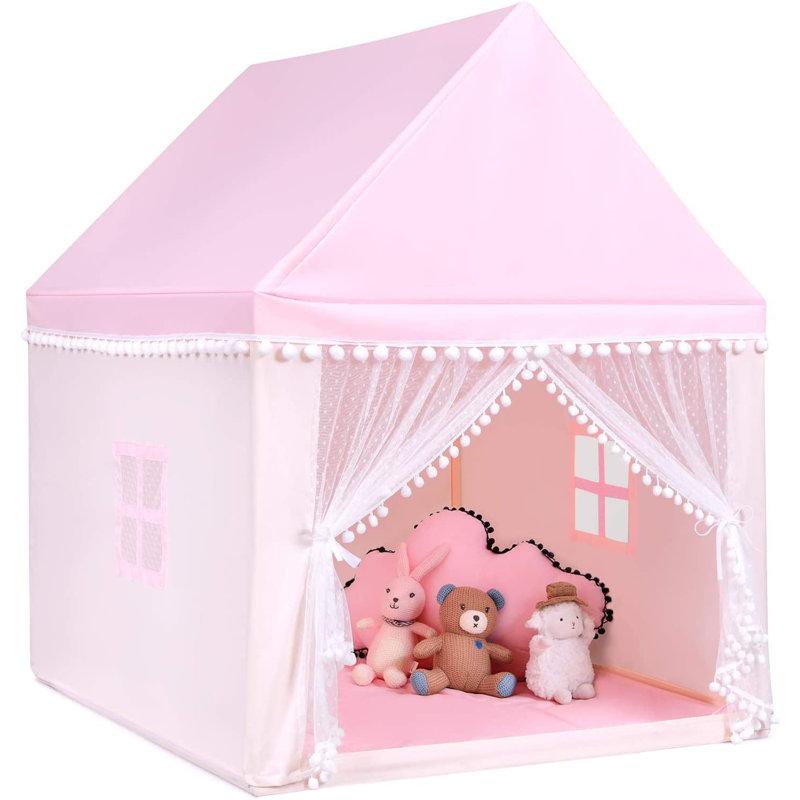Mccormick Freeport Park 120cm W x 105cm D Indoor Cotton Playhouse, Pink