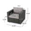 CHAISE CLUB DU Père Noël ROSA