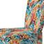 Chaise d'appoint rembourrée Rainbow Cheetah Waves