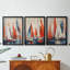 NAUTICAL Series CDVII - Toile tendue avec châssis sur mesure - 3 pièces-690852938-690852940