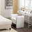 Velvet Fabric Single Bench Shoe Bench Makeup Bench For Bedroom Indoor-971475968-971475970