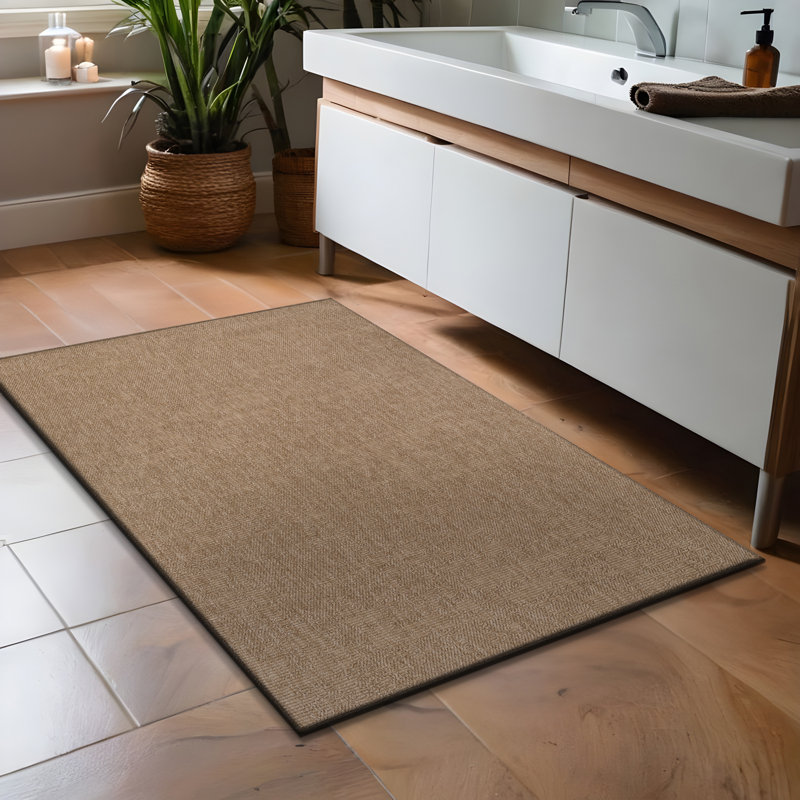 Nadene Natural Beige Indoor Area Rug, Rectangle 2' x 3'