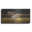 Art mural en métal luxueux «Sunlit Sandhill Wings» par Jim Brune, 24 po x 12 po-114968714
