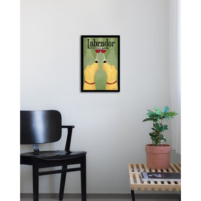 «Labrador Cellars Brewing Company» par Ryan Fowler, affiche vintage encadrée