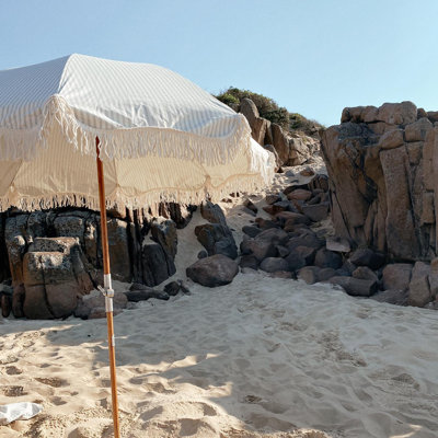 Parasol de plage rayé 72 po 2022-2023
