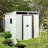 6 ft. W x 5 ft. D Lean-To Storage Shed with Window Transparent Plate,Modern Robust Construction Tool Shed with Sliding Doors and Padlock-97829025