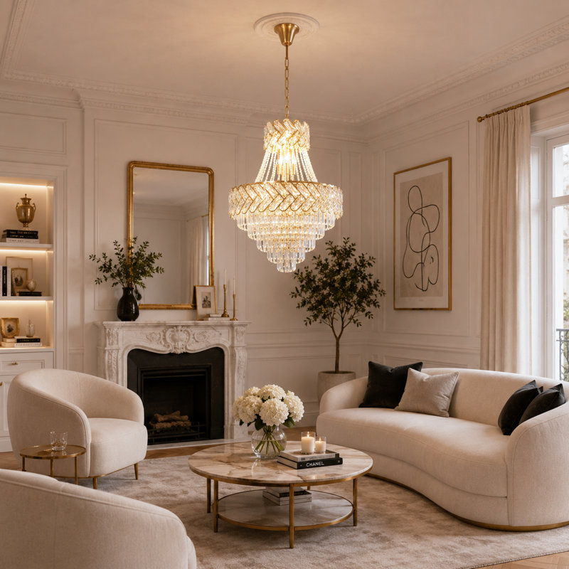 Lustre en cristal Modern Luxury
