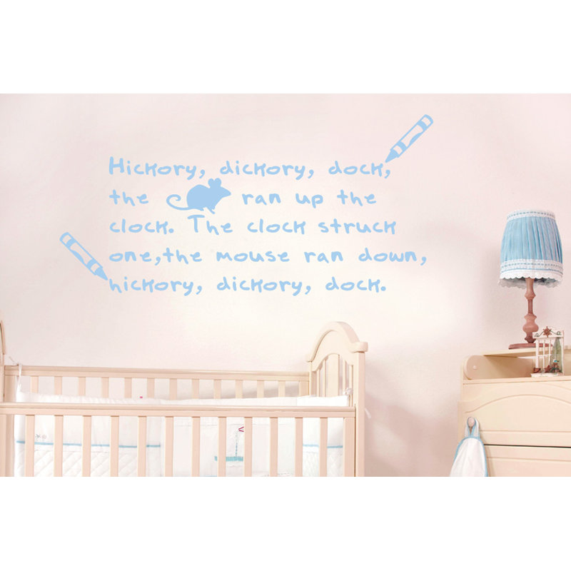 Wall Decal, Light Blue
