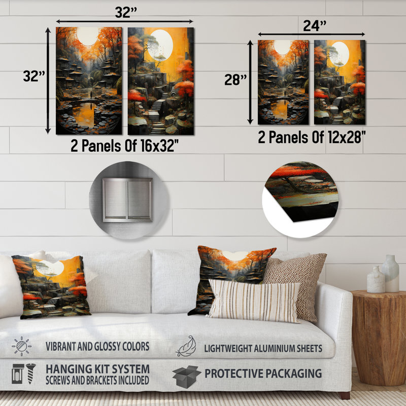 Ensemble de salon Zen Wall Harmony, H 28 po x l 24 po