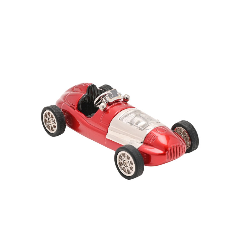 Miniature Clock Red Racing Car