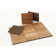 11.8" x 11.8" Teak Interlocking Deck Tile in Natural