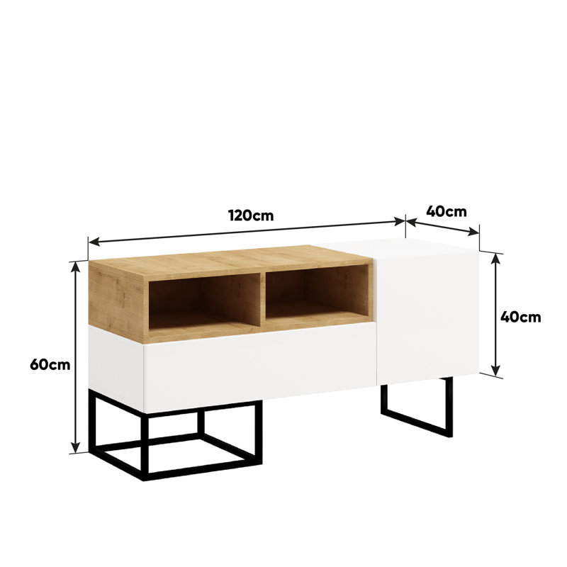 Harlin Unfinished TV Stand for TVs up to 42"