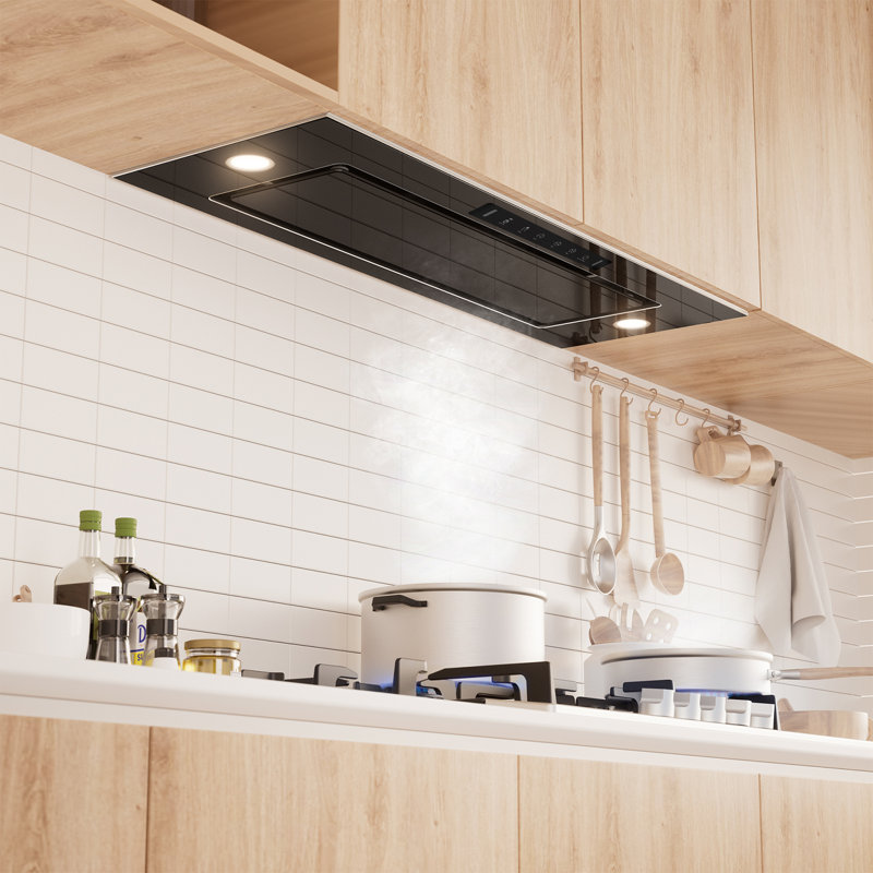 500CFM Convertible Insert Range Hood, Black