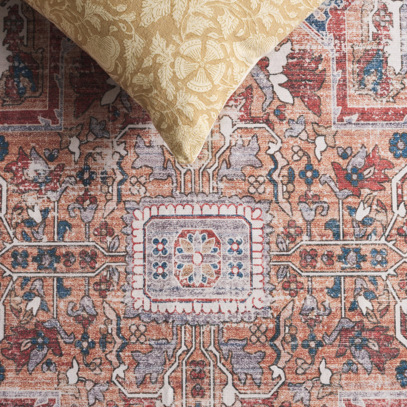 Arizona Performance Machine Washable Oriental Rug, Oval 5' x 8'