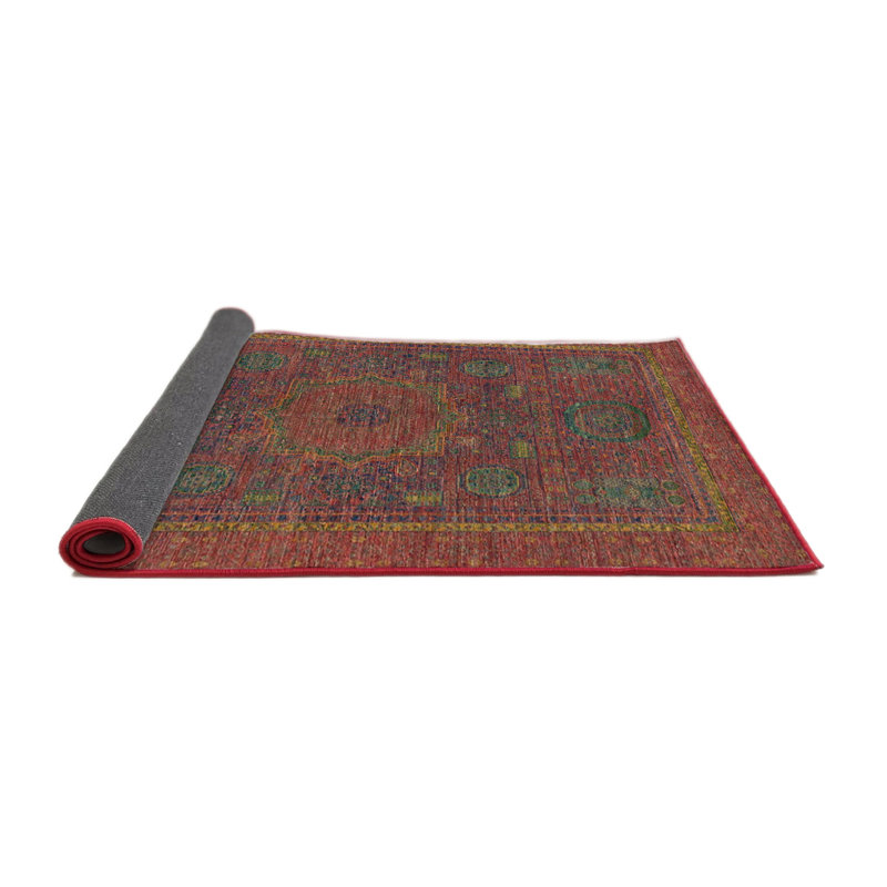 Abstract Indoor Rug, Round 7'