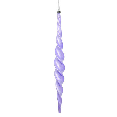 Shiny Spiral Icicle Christmas Ornament