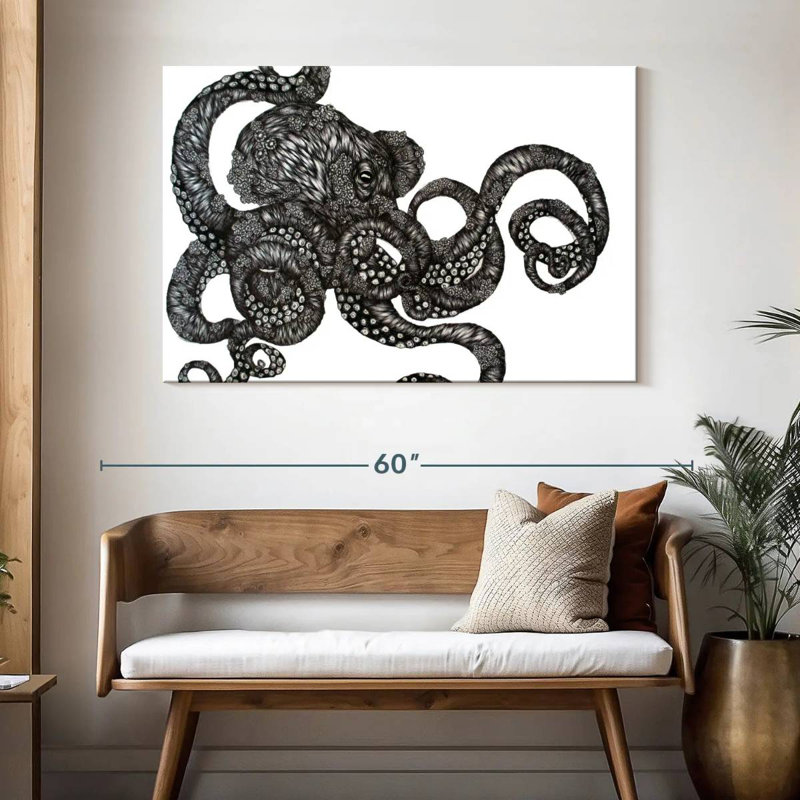 Brampt Barnacle Octopus, 32" H x 48" W