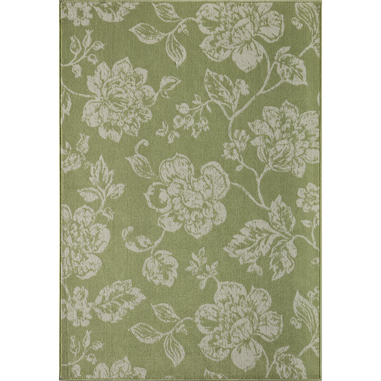 Tapis vert / blanc Kofi