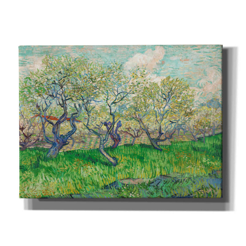 " Orchard In Blossom " by MASTERS, 12" H x 16" W x 0.75" D