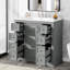 Meuble-lavabo 36 po avec lavabo en céramique-641467017