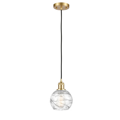 Luminaire suspendu sphère 1 lumière Aanya