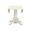 L'ensemble 5 pièces de table et chaises de cuisine comprend une table de salle à manger ronde avec Dropleaf et 4 chaises, lin blanc-1826268897-1826268910-1826268901