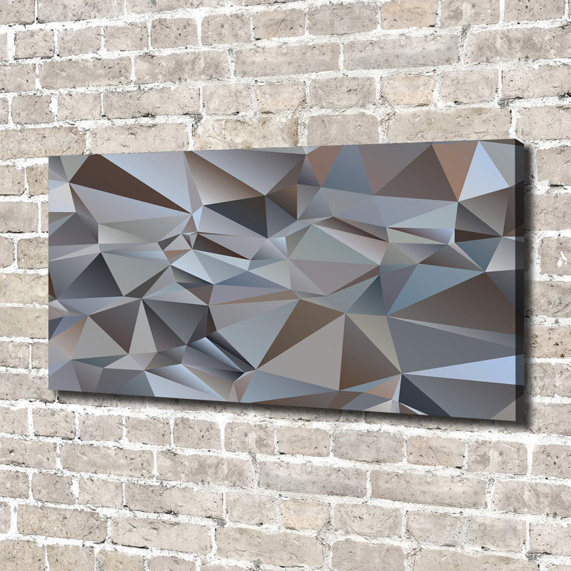 Abstraction Triangles - Wrapped Canvas Print