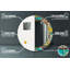 Huldar Glass Flat Wall Mirror