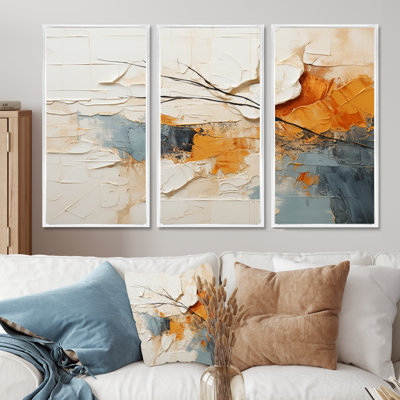Minimalism Modern Scandinavian Serenity Art - Modern Scandinavian Canvas Wall Art Set