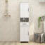Armoires, armoire sur pied à porte étroite et étroite à double hauteur | Panneau de fibres à densité moyenne | Minimaliste
