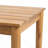 Rustic Acacia Wood Side Table With Slat Design, Compact 20''X18.25''H, Durable & Versatile For Patio/Outdoor Spaces