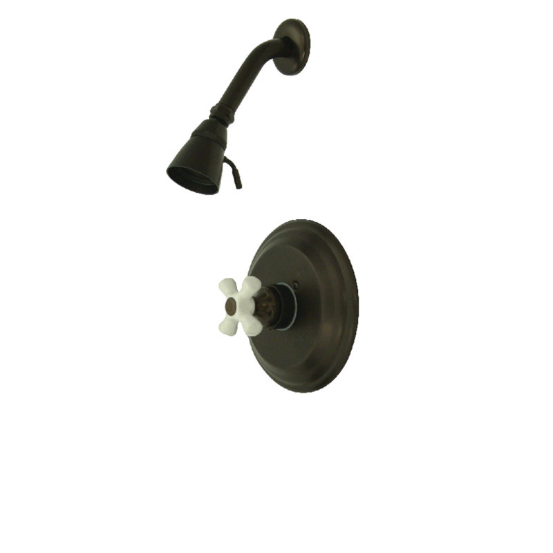 Robinet de douche à pression équilibrée Kingston, Bronze huilé